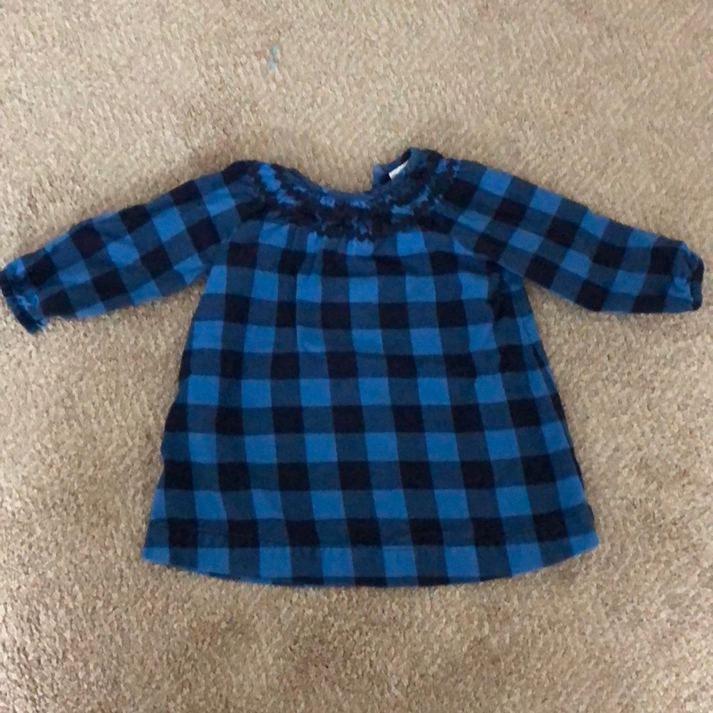 Hanna Andersson flannel tunic/dress size 80